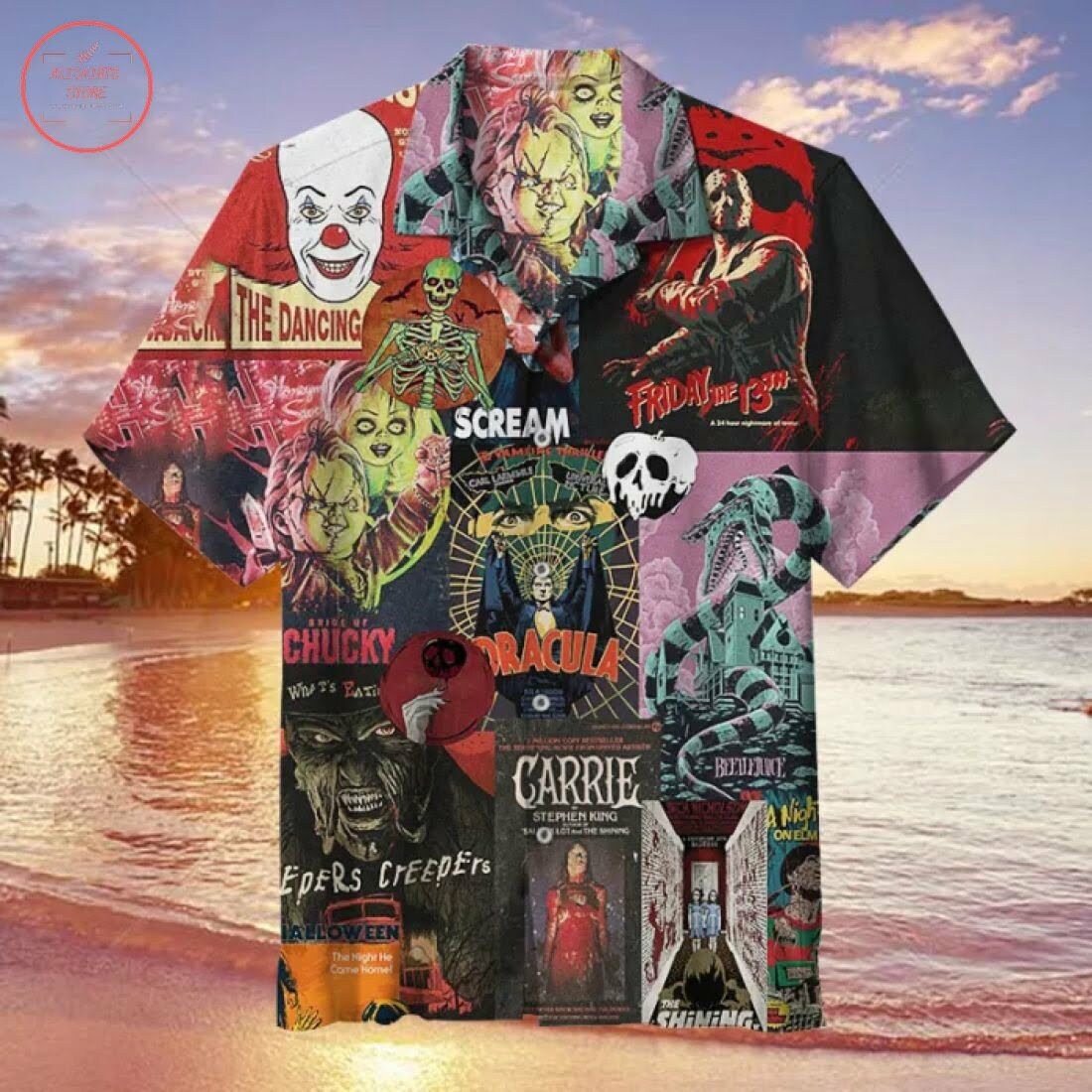 Horror Movies Hawaiian Shirt Summer Beach Outfit