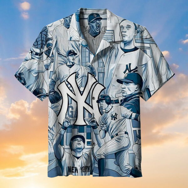 I Love The Baseball Team Hawaiian Shirt