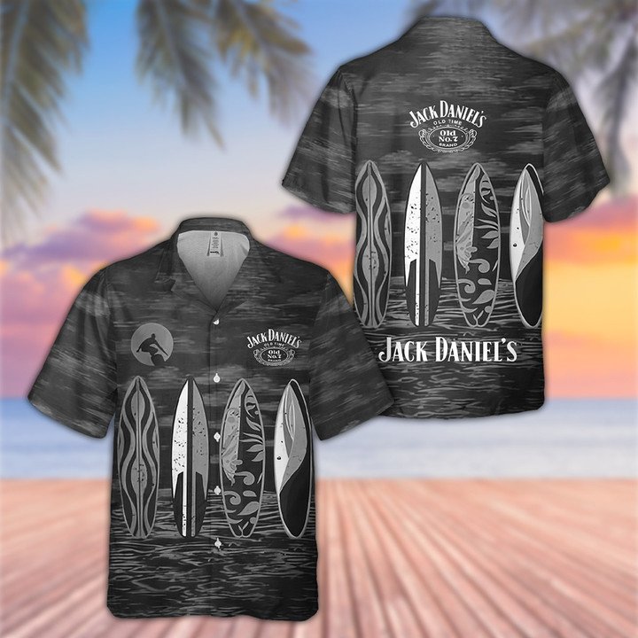 Jack Daniel Is Surfing Hawaiian Shirt