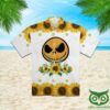 Jack Skellington Gradient Suower White Hawaiian Shirt