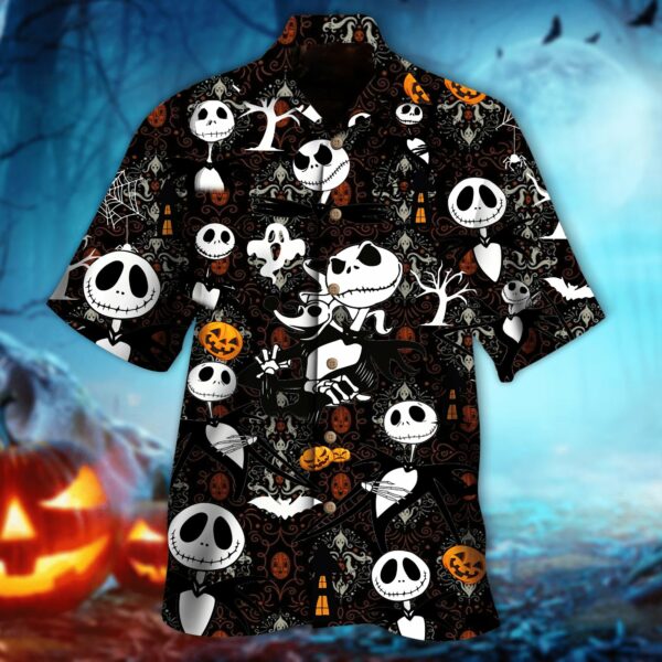 Jack Skellington Skull Tiny Pattern Hawaiian Shirt