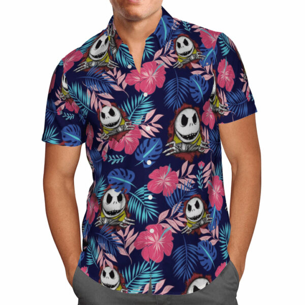 Jack Skellington Tropical Hawaiian Shirt