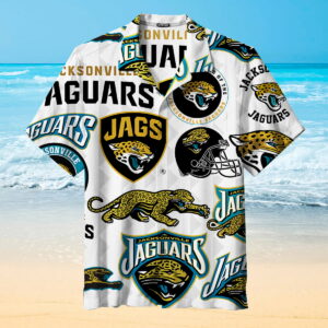 Jacksonville Jaguar Microchapter Hawaiian Shirt