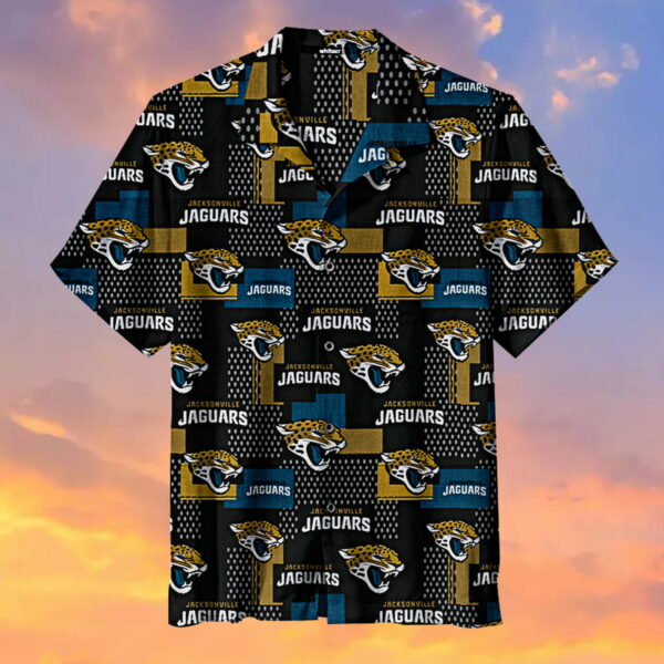 Jacksonville Jaguar Polka Dot Hawaiian Shirt