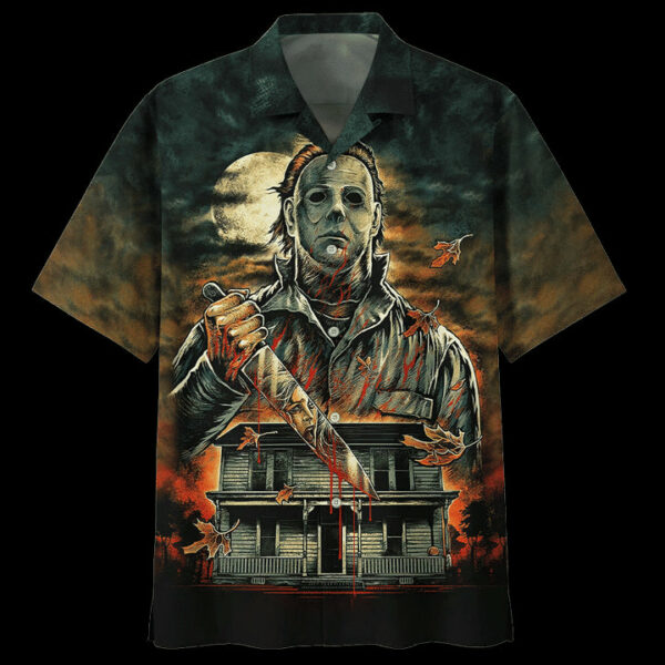 Jason Voorhees Hawaiian Shirt Outfit Beach Summer