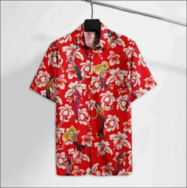 Joker Flower Hawaiian Shirt Summer Beach Outfit