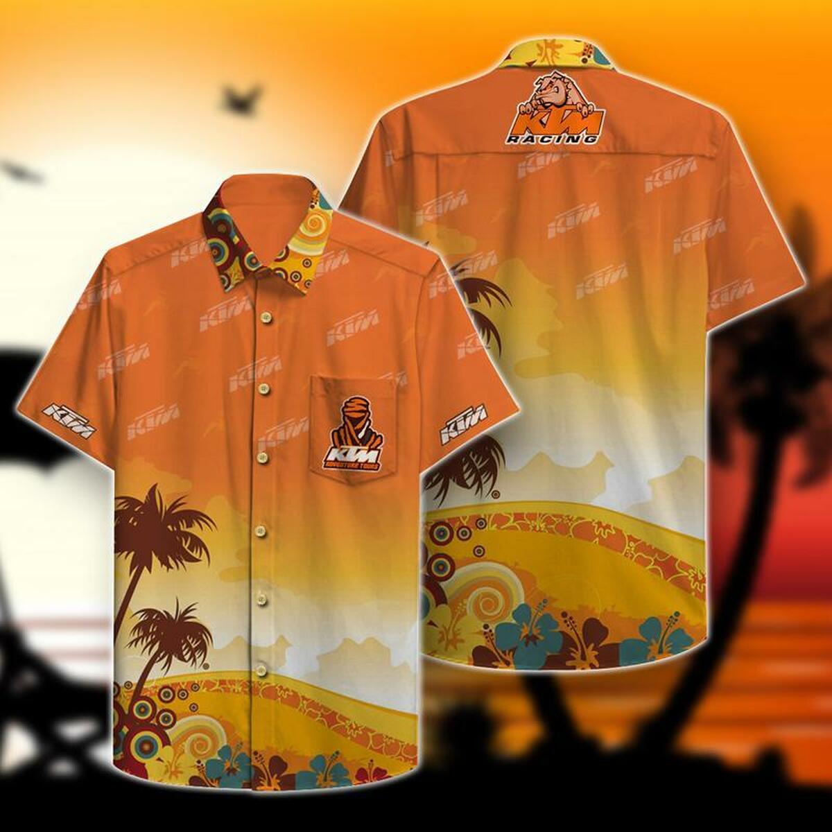 Ktm Ag Hawaiian Shirt Outfit Beach Summer