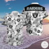 Las Vegas Raiders Hawaiian Shirt Summer Outfit Beach