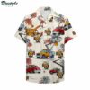 Lineman The Cranes Pattern Hawaiian Shirt