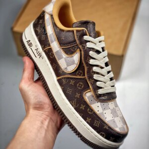 Loui x Nike Air Force 1 Brown White For Sale