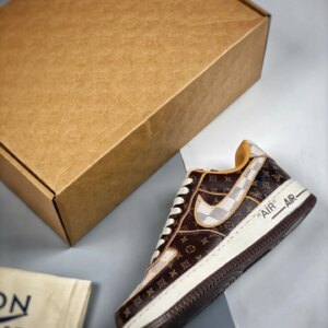 Loui x Nike Air Force 1 Brown White For Sale