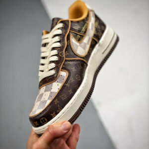 Loui x Nike Air Force 1 Brown White For Sale