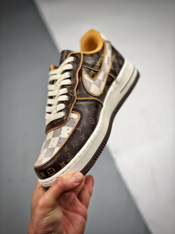 Loui x Nike Air Force 1 Brown White For Sale