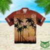 Maker'S Mark Gradient Brown Hawaiian Shirt