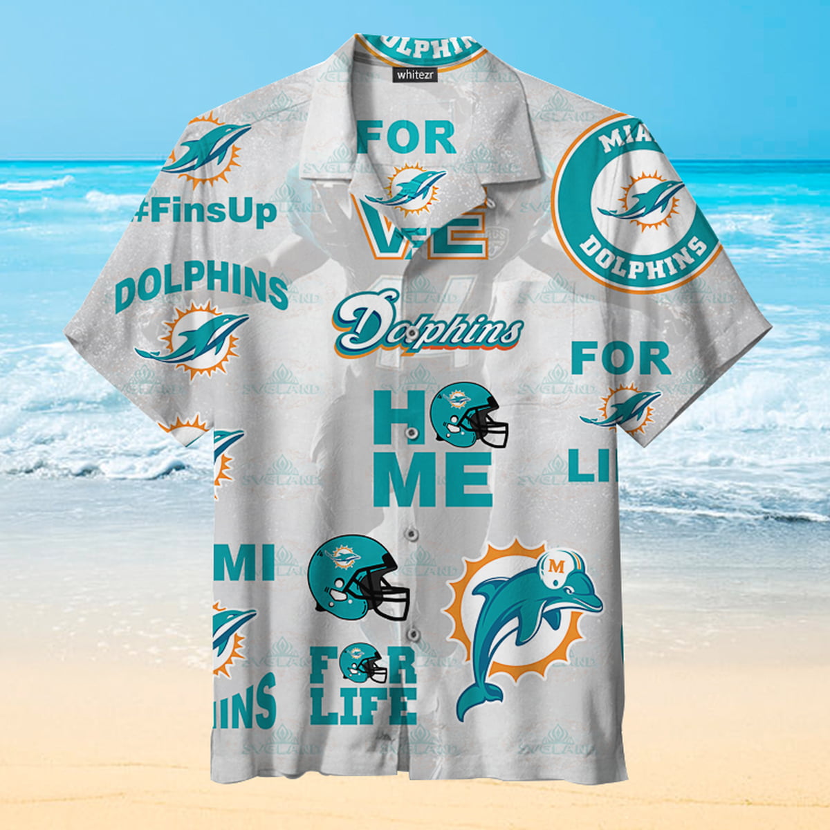 Miami Dolphins Baseball Hawaiian Shirt