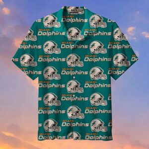 Miami Dolphins Baseball Hawaiian Shirt