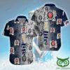 Miller Lite Gradient Dark Blue Hawaiian Shirt