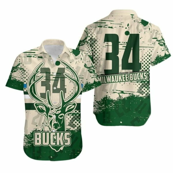 Milwaukee Bucks Hawaiian Shirt Outfit Summer Beach