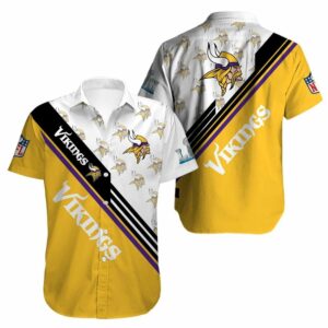 Minnesota Vikings Hawaiian Shirt Summer Outfit Beach