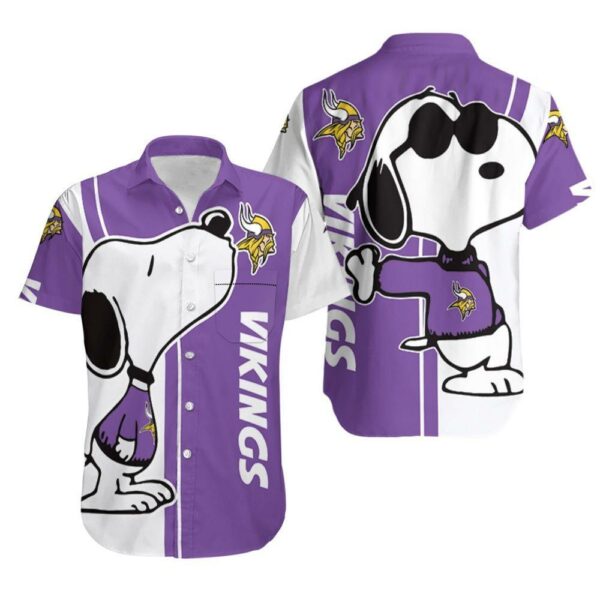 Minnesota Vikings Hawaiian Shirt Summer Outfit Beach