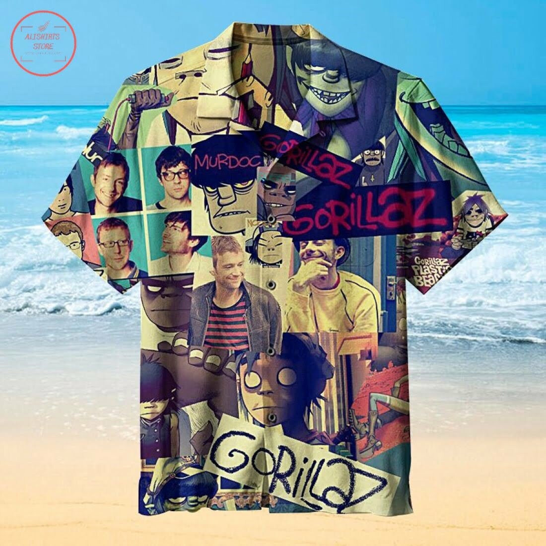 Murdoc Gorillaz Hawaiian Shirt Outfit Beach Summer