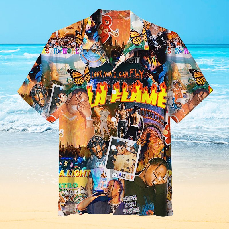 My Favorite Travis Rock Band Hawaiian Shirt