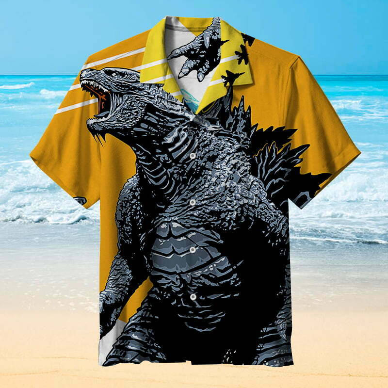 My Favourite Godzilla Hawaiian Shirt