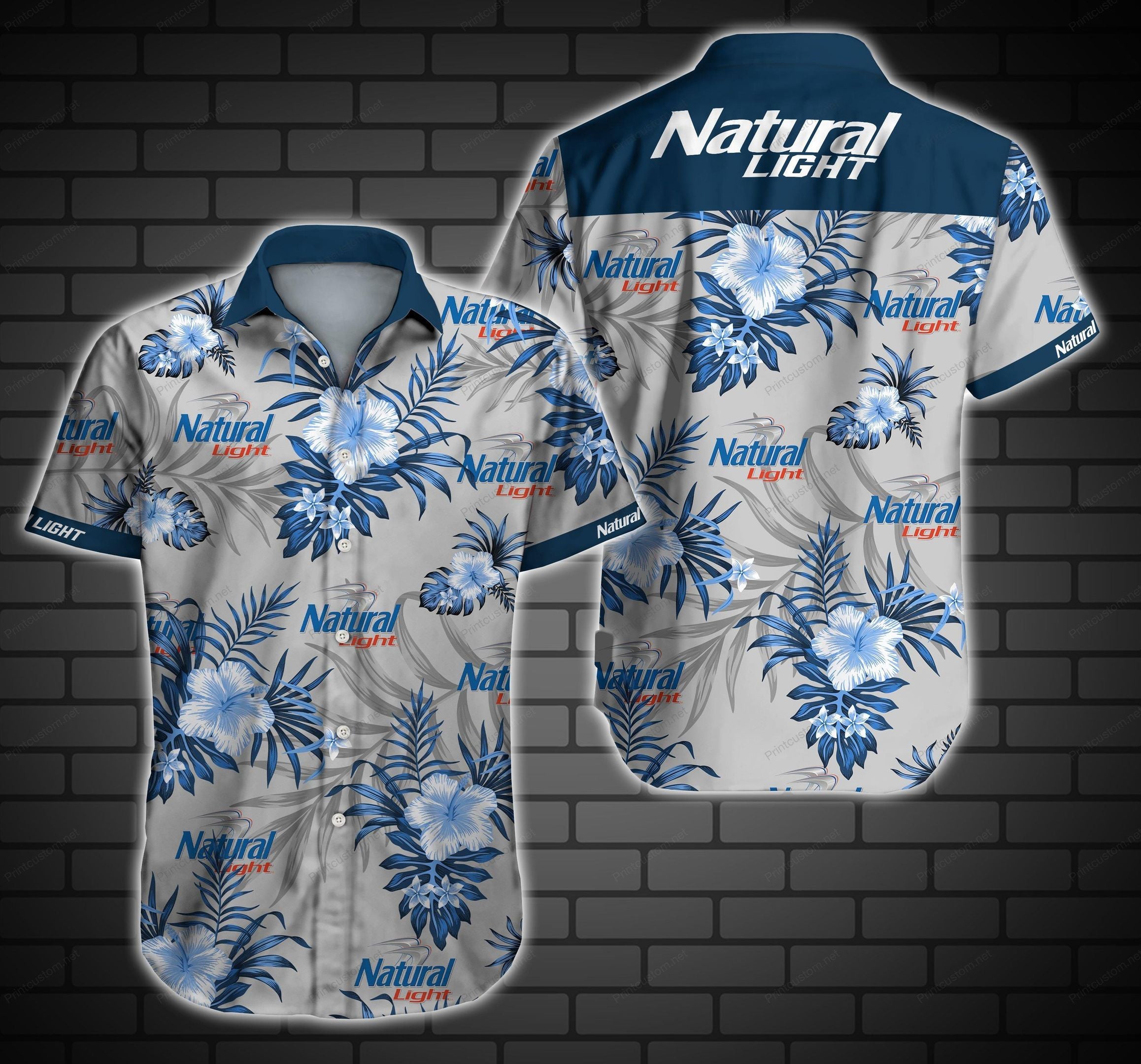 Natural Light Hawaiian Shirt Beach Summer Outfit