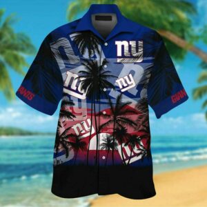 New York Giants Tropical Hawaiian Shirt