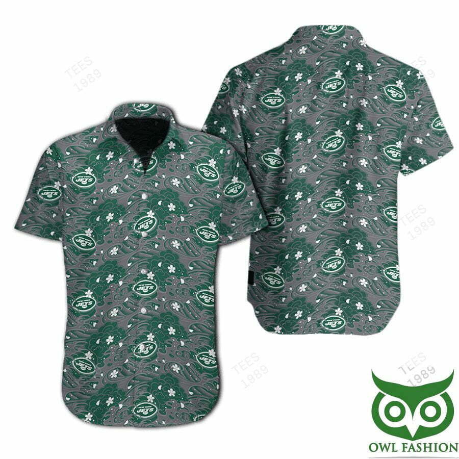 New York Jets Great Waves Of Japanese Hawaiian Shirt