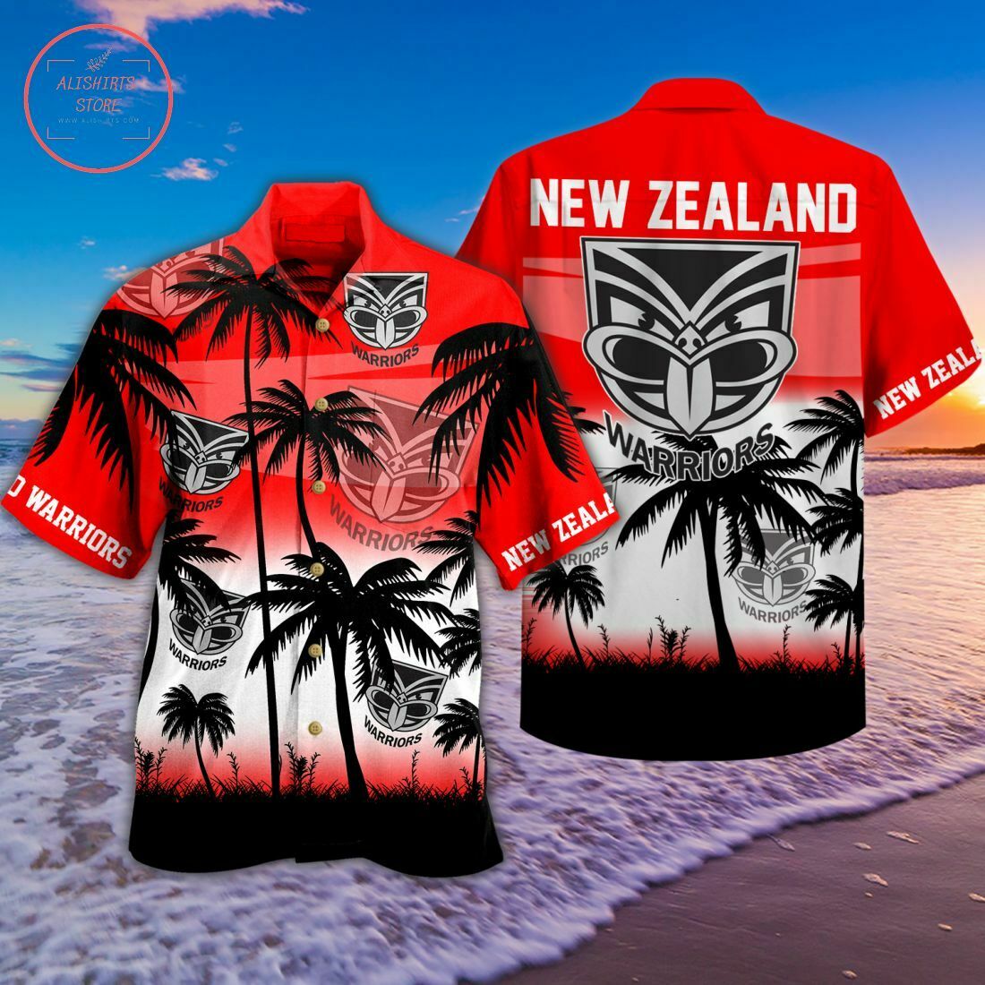 New Zealand Warriors Hawaiian Shirt