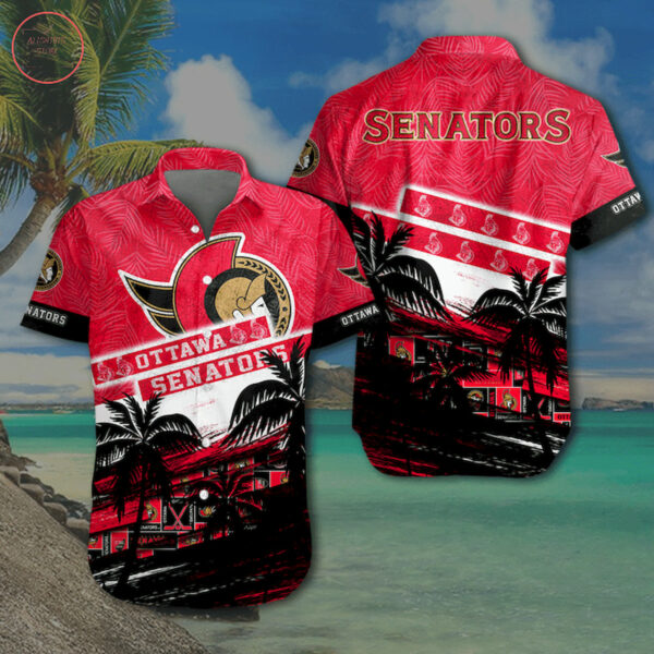 Nhl Ottawa Senators Hawaiian Shirt