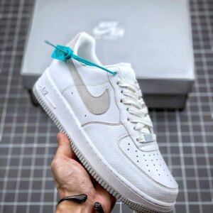 Nike Air Force 1 07 Craft White Grey CN2873-101 For Sale