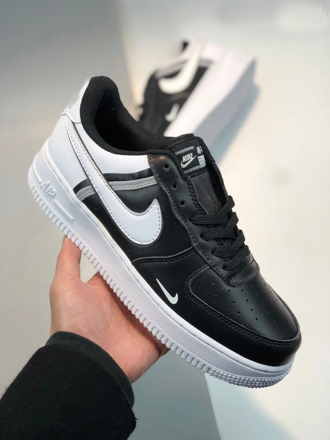 Nike Air Force 1 07 LV8 White Black For Sale