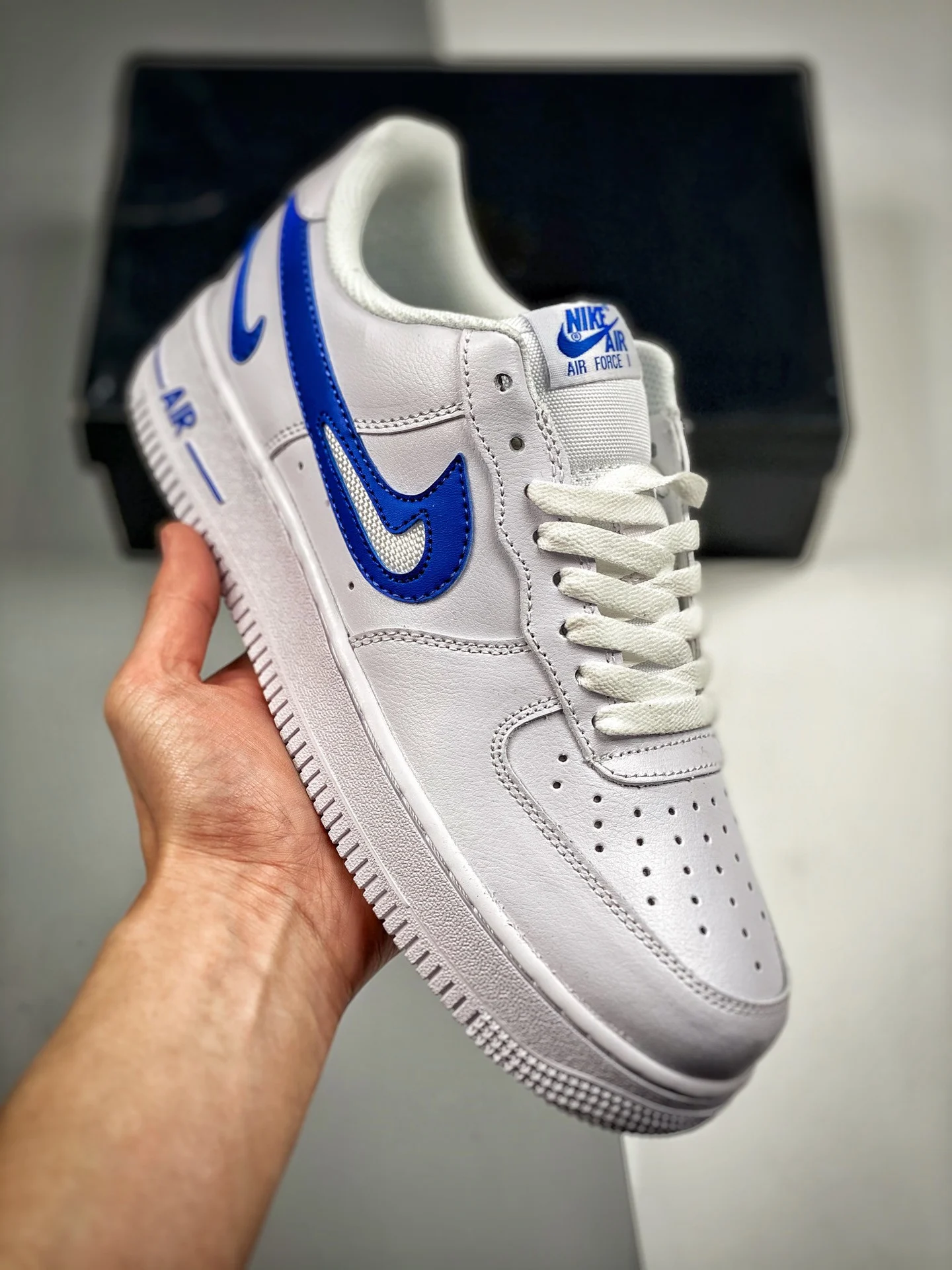 Nike Air Force 1 07 White Game Royal For Sale