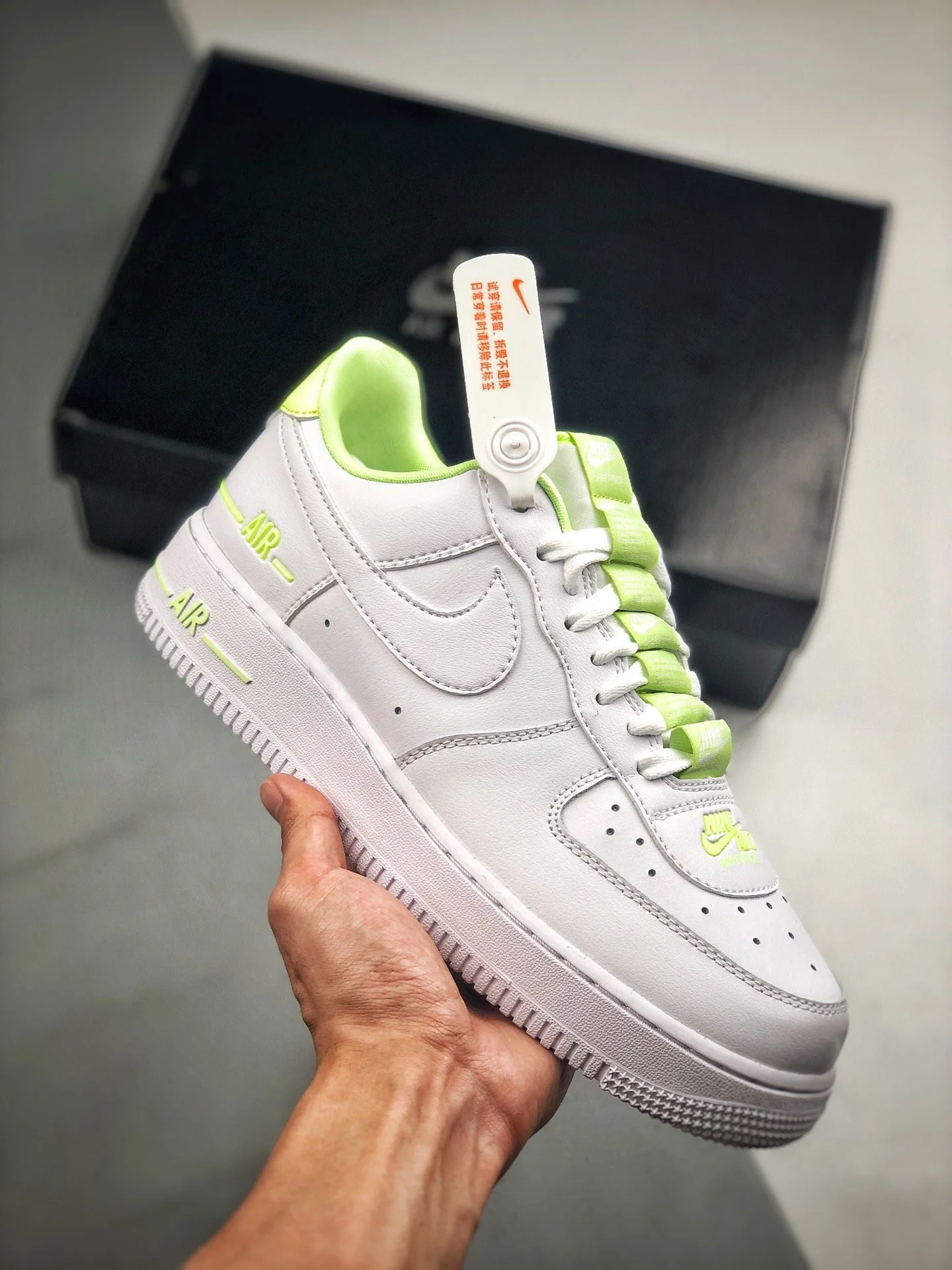 Nike Air Force 1 Double Air White Volt CJ1379-101 For Sale