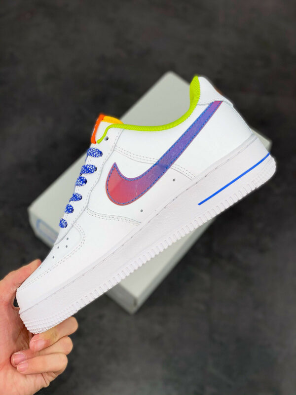 Nike Air Force 1 Low Hologram Swoosh White For Sale