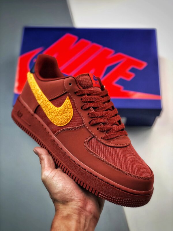 Nike Air Force 1 Low La Familia Redstone Del Sol DV5153-600 For Sale