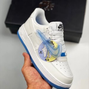 Nike Air Force 1 Low UV White University Blue-Black-White For Sale