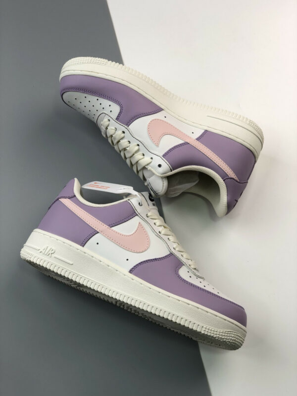 Nike Air Force 1 Low White Purple For Sale