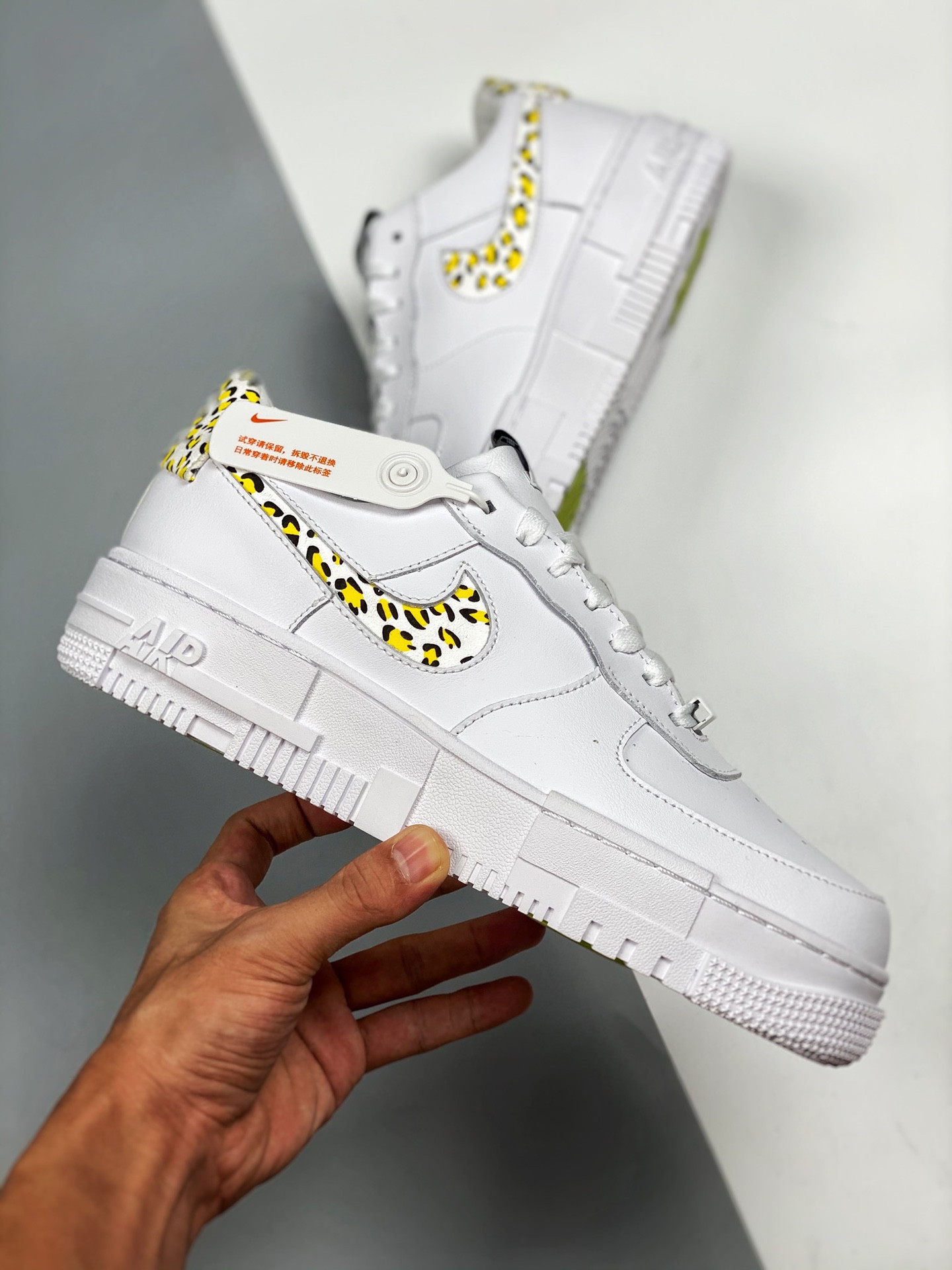 Nike Air Force 1 Pixel Leopard Print For Sale