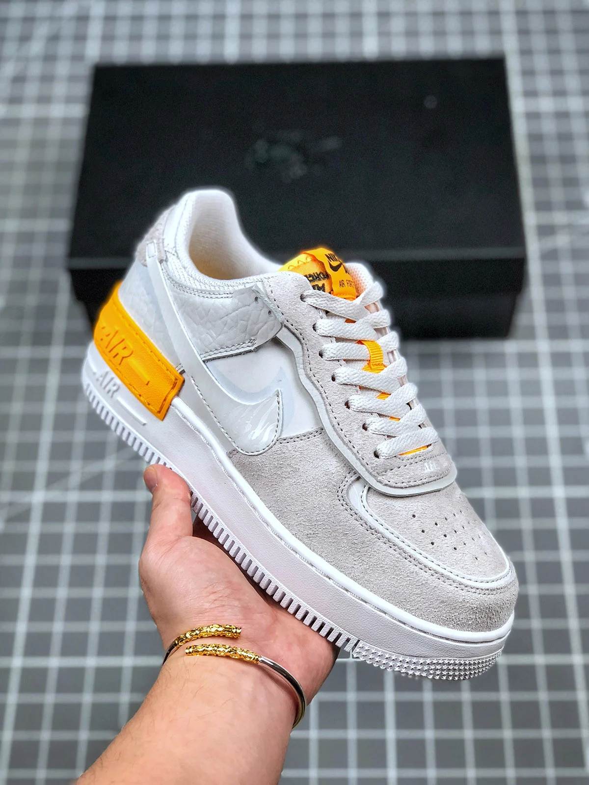 Nike Air Force 1 Shadow Beigi Orange CU3446-001 For Sale