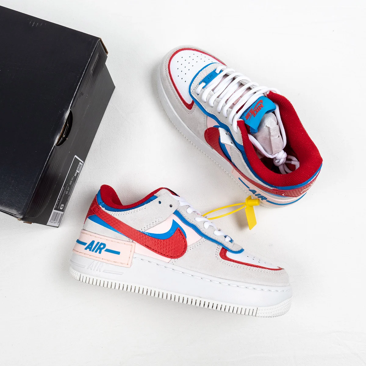 Nike Air Force 1 Shadow Sail University Red-Photo Blue For Sale