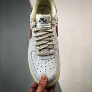 Nike Air Force 1 White Archaeo Brown-Coconut Milk DJ9943-101 For Sale