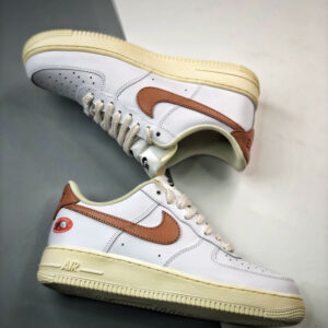 Nike Air Force 1 White Archaeo Brown-Coconut Milk DJ9943-101 For Sale