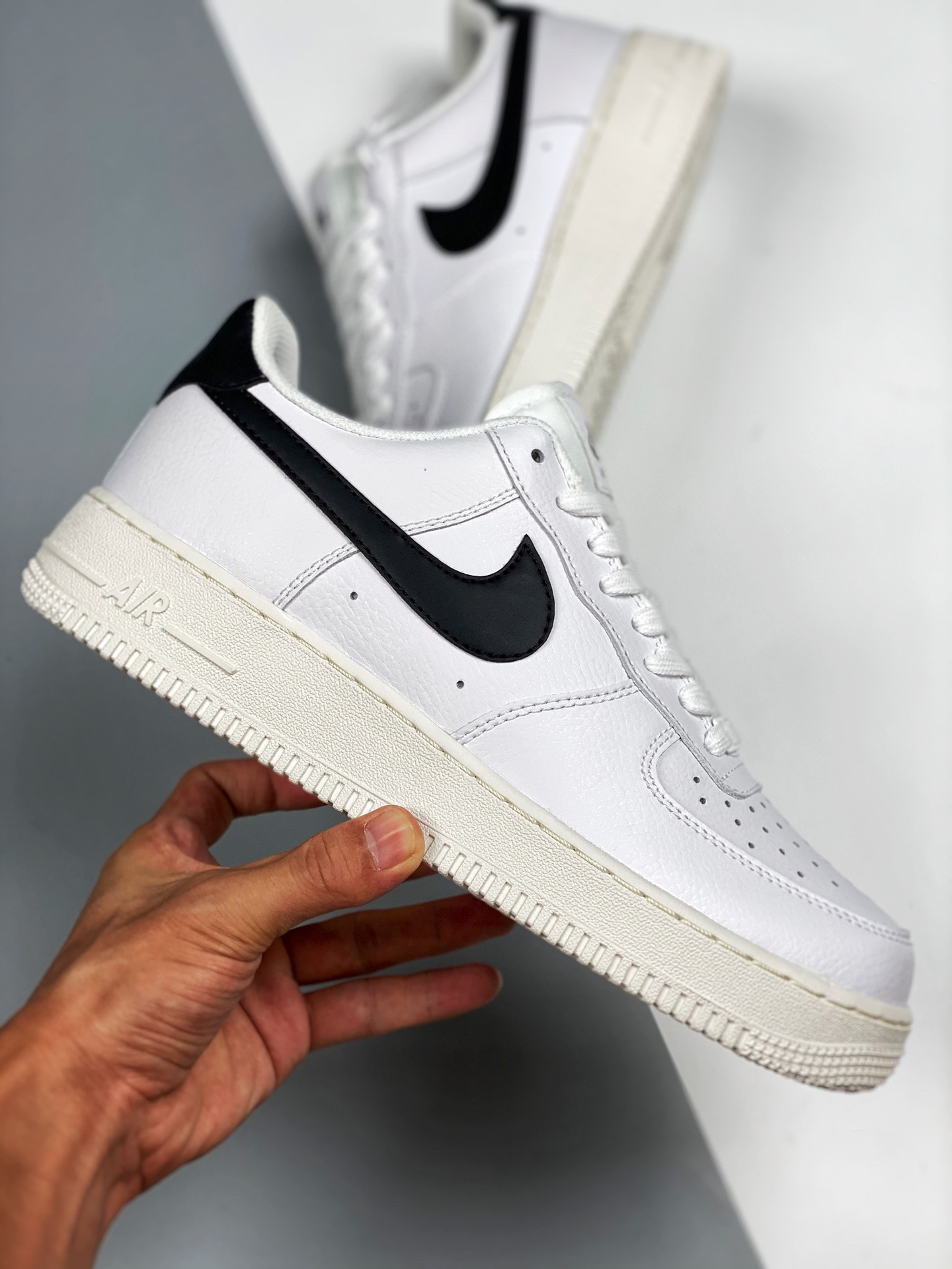 Nike Air Force 1 White Black For Sale