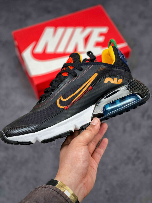 Nike Air Max 2090 Dark Grey Black-Chile Red-University Gold On Sale