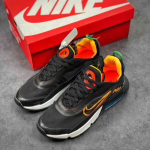 Nike Air Max 2090 Dark Grey Black-Chile Red-University Gold On Sale