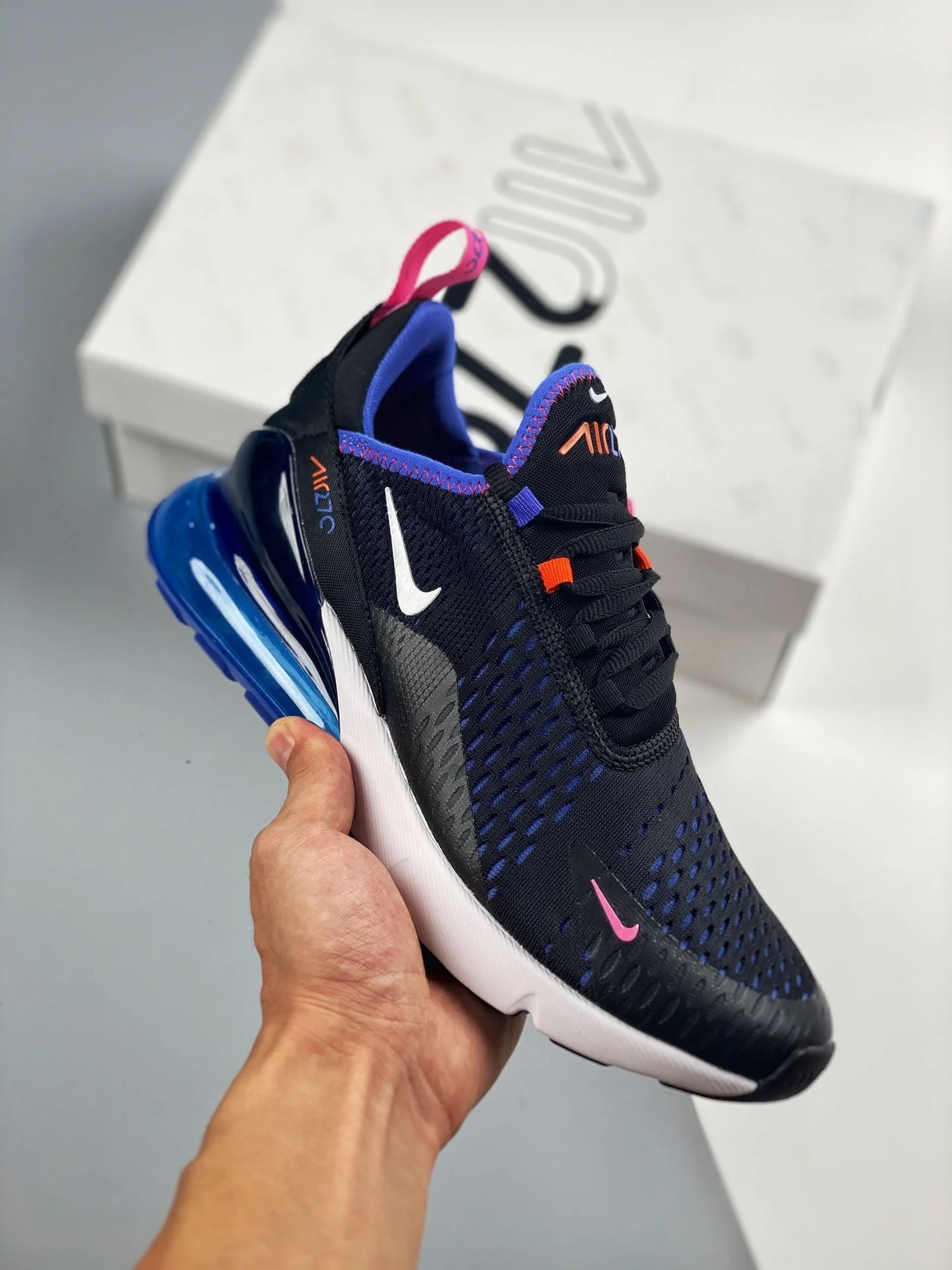 Nike Air Max 270 Black Astronomy Blue DC1858-001 For Sale