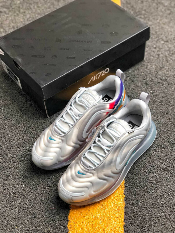 Nike Air Max 720 Wolf Grey Red Orbit-White-Teal Nebula For Sale